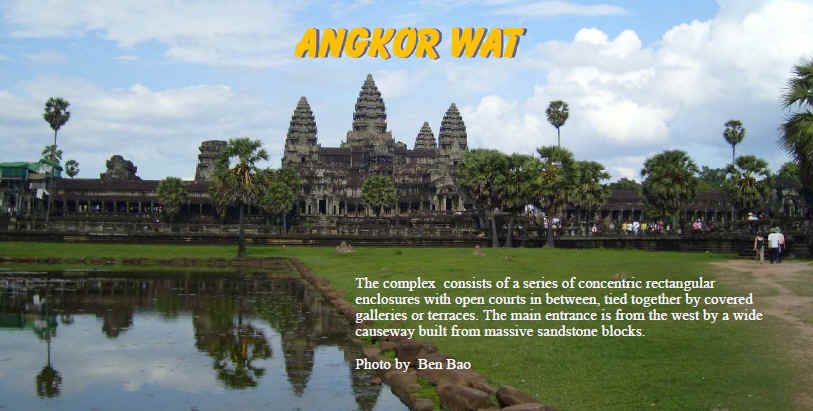 Angkor Wat lanscape view